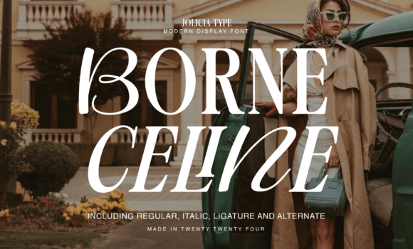 Borne Celine Font Fonts Free Download Borne Celine Font - Featured Image