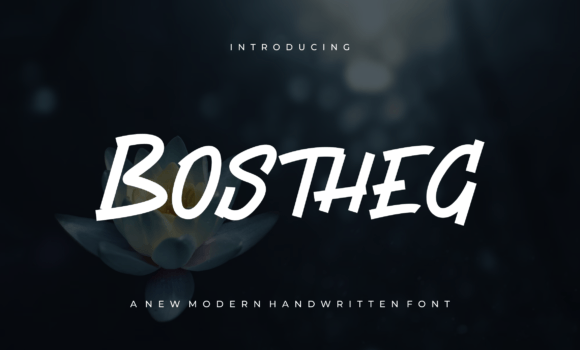 Bostheg Font Fonts Free Download Bostheg Font - Featured Image