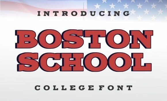 Boston School Font - Featured Image