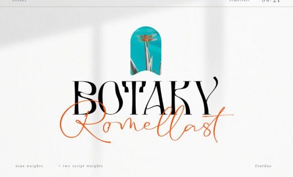 Botaky Romellast Font - Featured Image