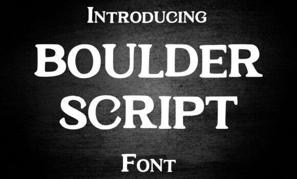 Boulder Script Font Fonts Free Download Boulder Script Font - Featured Image