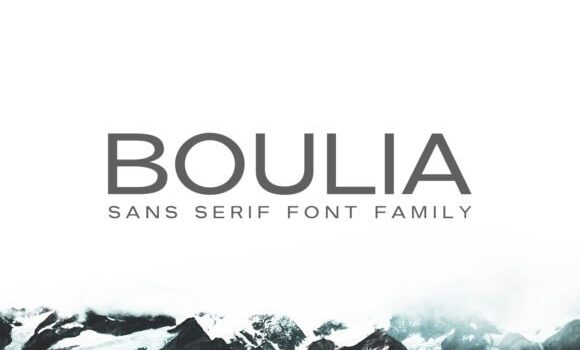 Boulia Family Font - Featured Image