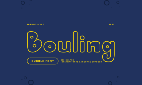 Bouling Font Fonts Free Download Bouling Font - Featured Image
