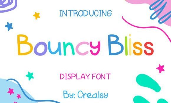 Bouncy Bliss Font Fonts Free Download Bouncy Bliss Font - Featured Image