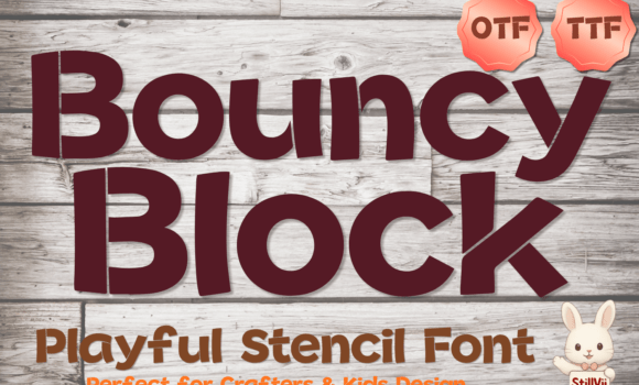 Bouncy Block Font - Featured Image