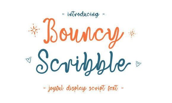 Bouncy Scribble Font Fonts Free Download Bouncy Scribble Font - Featured Image