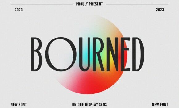 Bourned Font - Featured Image