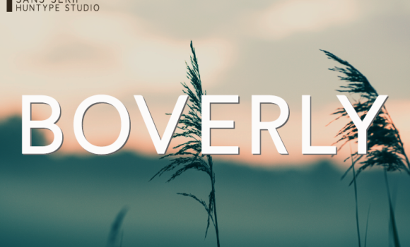 Boverly Font - Featured Image
