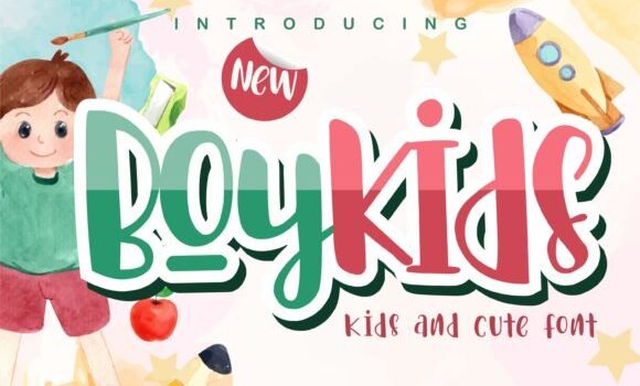 Boykids Font - Featured Image