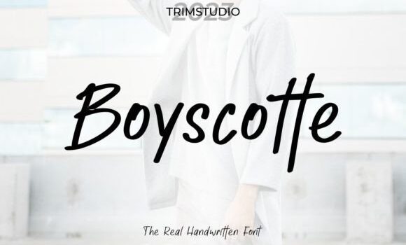 Boyscotte Font - Featured Image