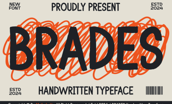 Brades Font - Featured Image