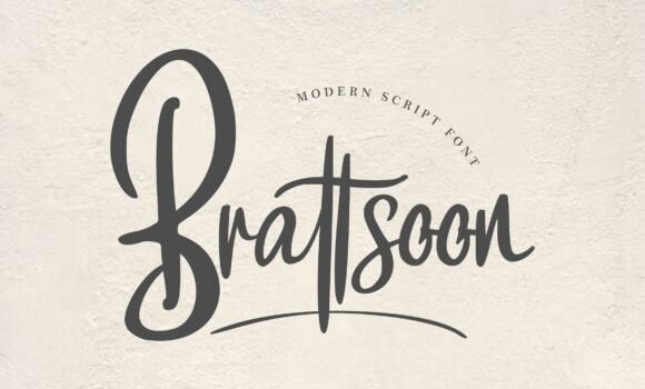 Brattsoon Font - Featured Image
