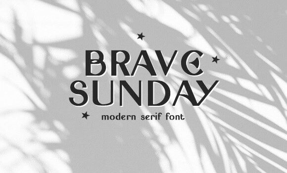 Brave Sunday Font Fonts Free Download Brave Sunday Font - Featured Image