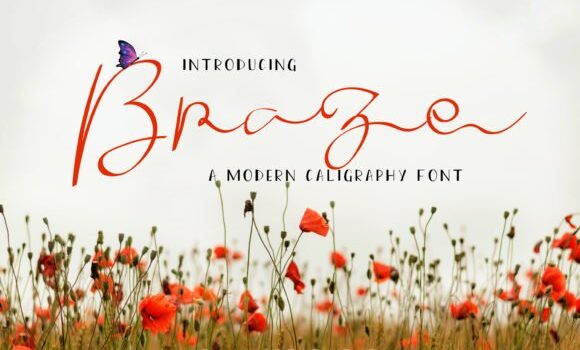 Braze Font Fonts Free Download Braze Font - Featured Image