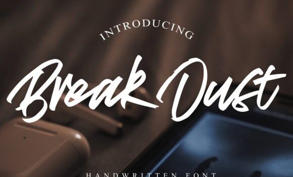 Break Dust Font - Featured Image
