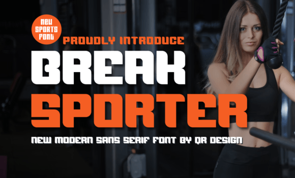 Break Sporter Font - Featured Image