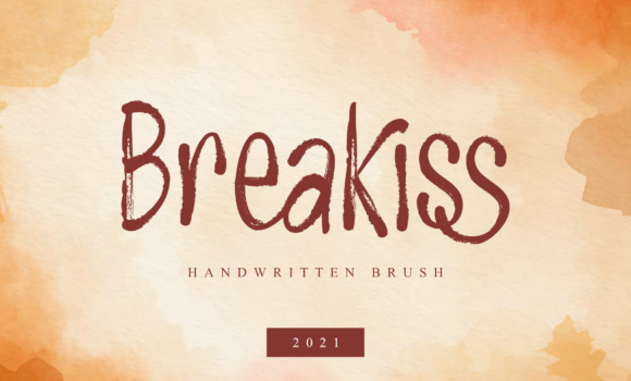 Breakiss Font - Featured Image
