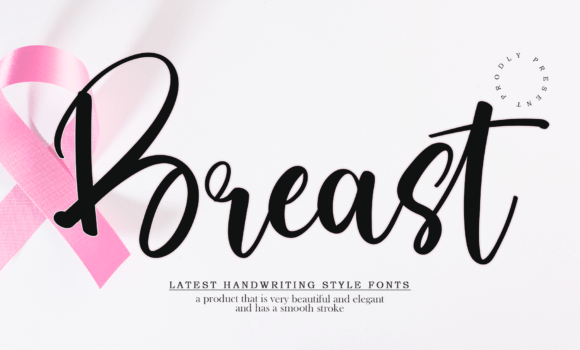 Breast Font Fonts Free Download Breast Font - Featured Image
