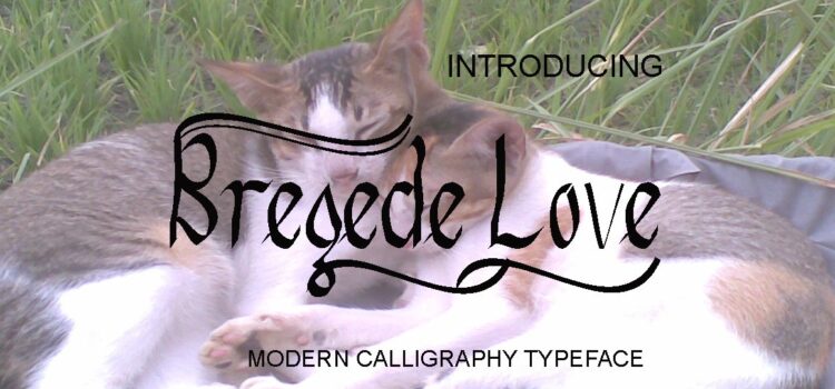 Bregede Love Font - Featured Image