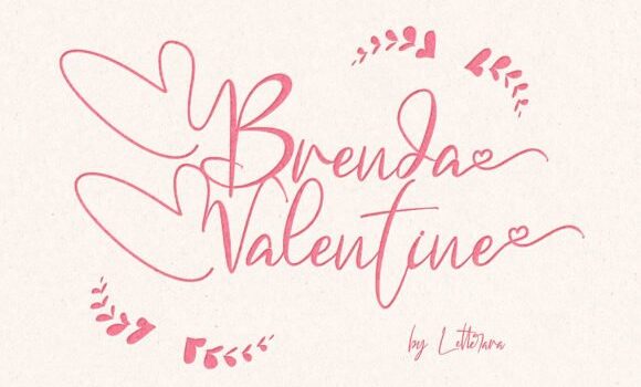 Brenda Valentine Font - Featured Image