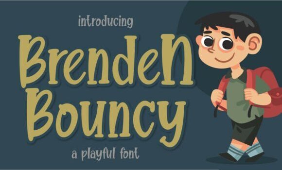 Brenden Bouncy Font Fonts Free Download Brenden Bouncy Font - Featured Image