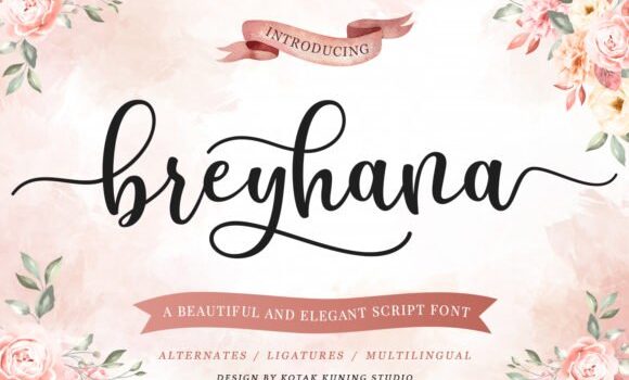 Breyhana Font - Featured Image