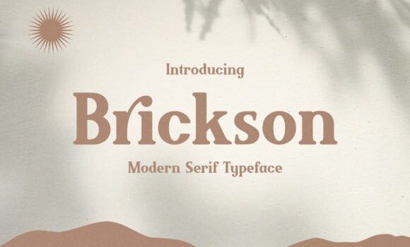 Brickson Font - Featured Image
