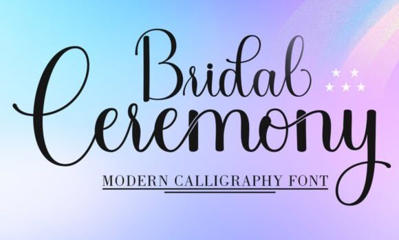 Bridal Ceremony Font - Featured Image