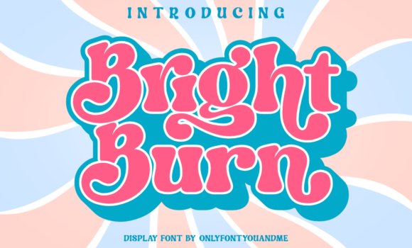 Bright Burn Font - Featured Image