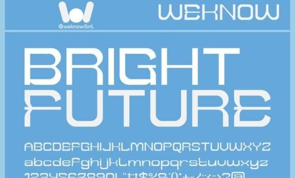 Bright Future Font - Featured Image