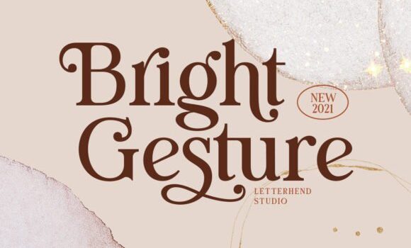Bright Gesture Font - Featured Image