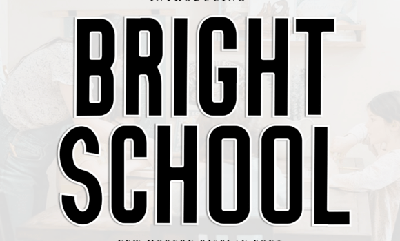 Bright School Font - Featured Image