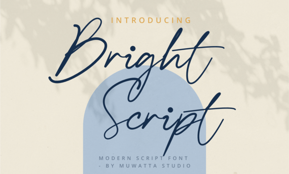 Bright Script Font - Featured Image