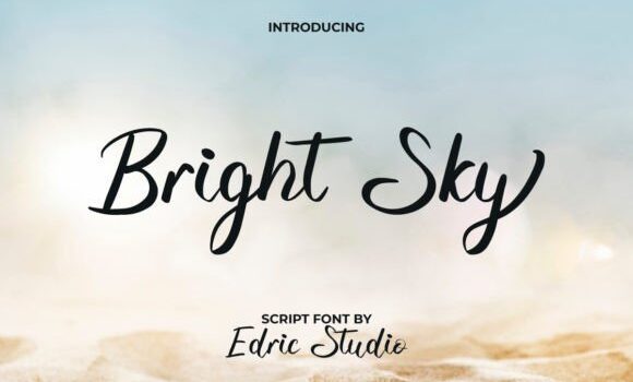 Bright Sky Font - Featured Image