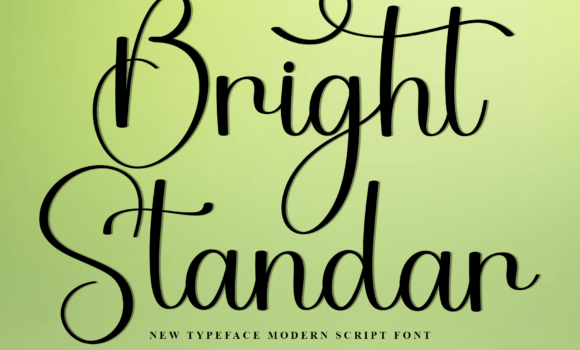 Bright Standar Font - Featured Image