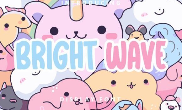 Bright Wave Font - Featured Image