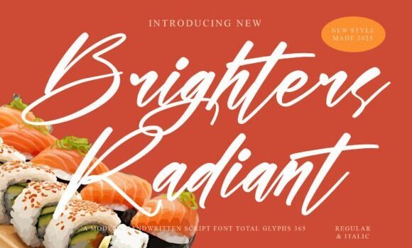 Brighters Radiant Font Fonts Free Download Brighters Radiant Font - Featured Image