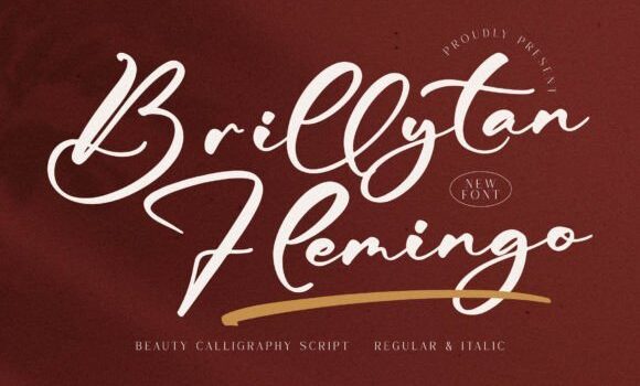 Brillytan Flemingo Font - Featured Image