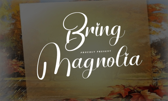 Bring Magnolia Font - Featured Image