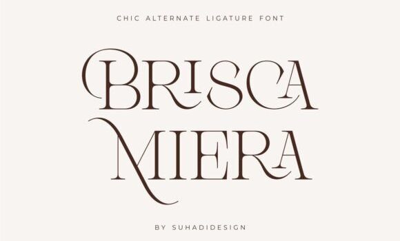 Brisca Miera Font - Featured Image