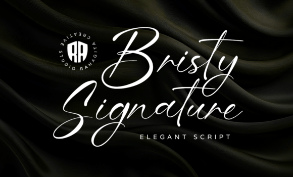 Bristy Signature Font Fonts Free Download Bristy Signature Font - Featured Image