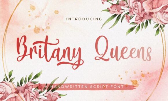 Britany Queens Font - Featured Image
