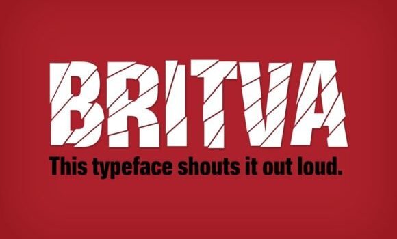 Britva Font - Featured Image