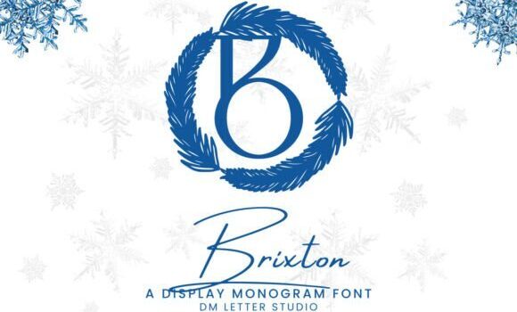 Brixton Monogram Font Fonts Free Download Brixton Monogram Font - Featured Image