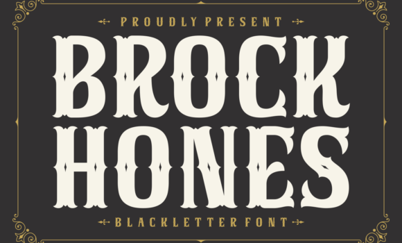 Brock Hones Font Fonts Free Download Brock Hones Font - Featured Image