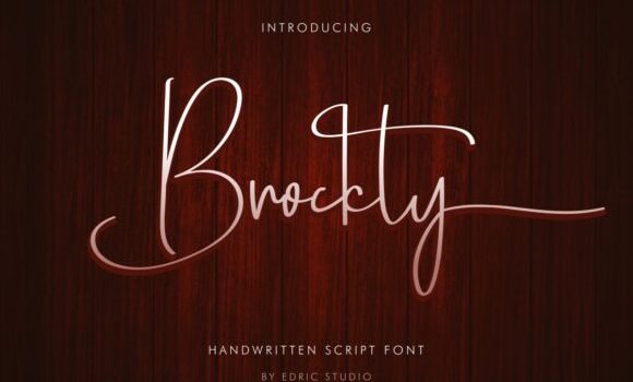 Brockly Font - Featured Image