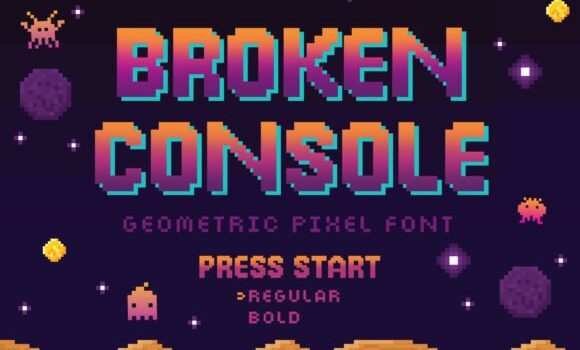 Broken Console Font - Featured Image