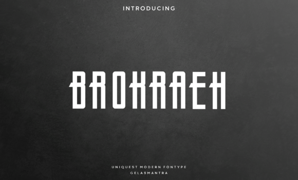 Brokraeh Font - Featured Image