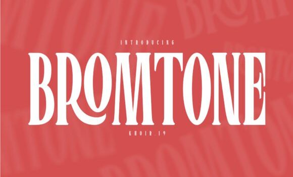 Bromtone Font - Featured Image