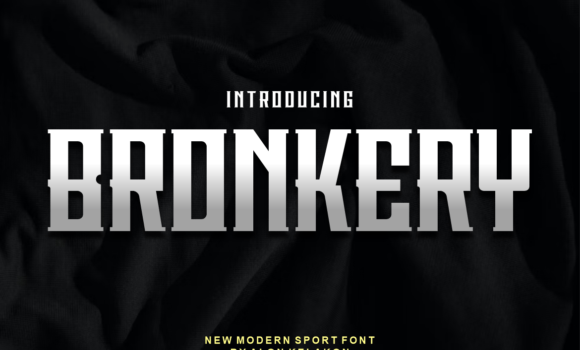 Bronkery Font - Featured Image